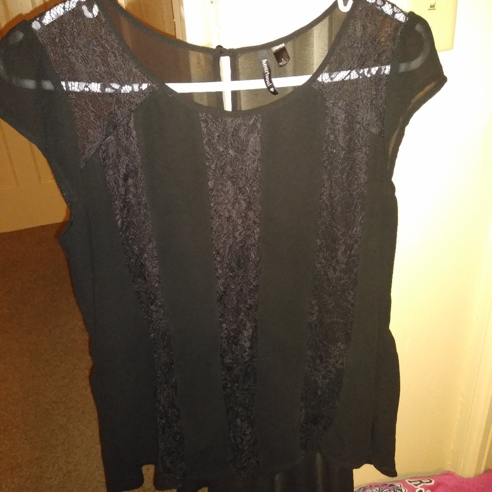 Black dress shirt